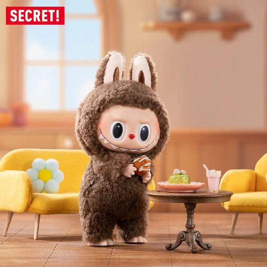 (001)Labubu Version 1 Exciting Macaron Series Plush Pendant