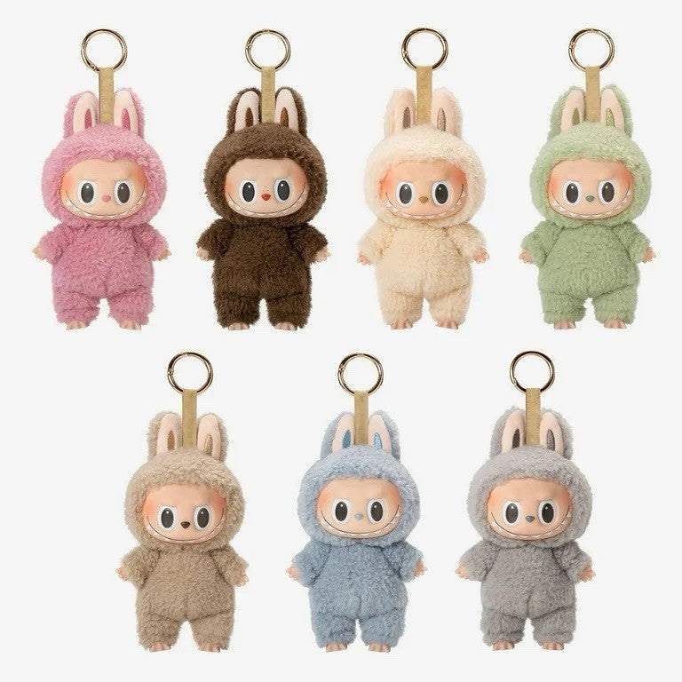 (001)Labubu Version 1 Exciting Macaron Series Plush Pendant